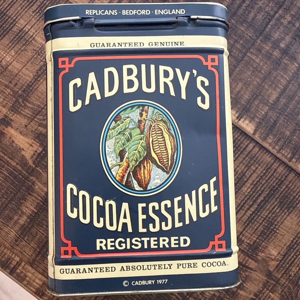 CADBURY'S Cocoa Essence - 1977 Vintage Tin